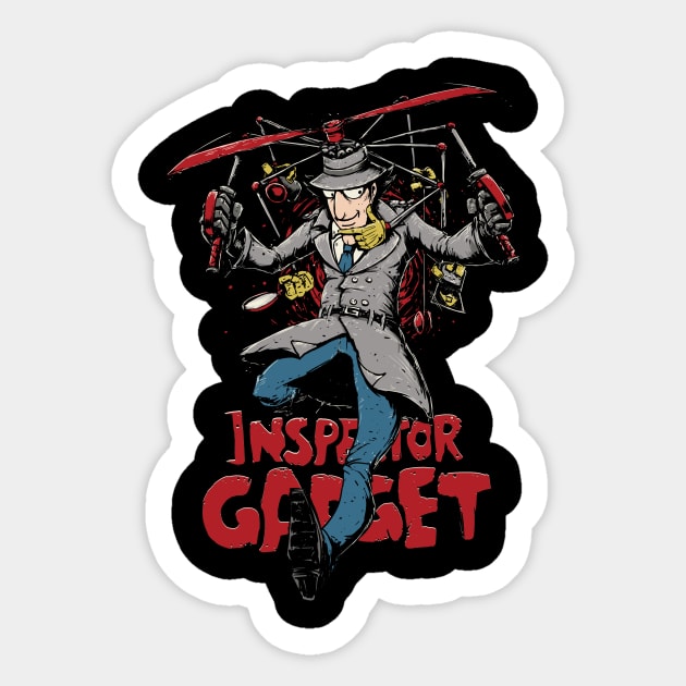 Inspector Gadget Sticker by Bodya